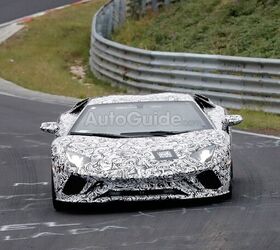 Lamborghini Aventador Facelift Goes Testing at the Nurburgring