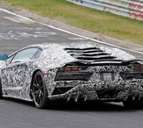 Lamborghini Aventador Facelift Goes Testing at the Nurburgring ...