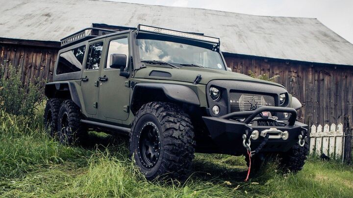 Crazy 6-Wheeled Jeep Wrangler Tomahawk a Made-in-China Beast