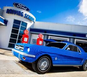 1964.5 Ford Mustang Gets a Life-Size LEGO Replica