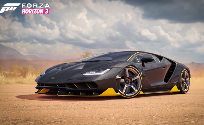 Centenario Beauty Shot in Forza Horizon 3