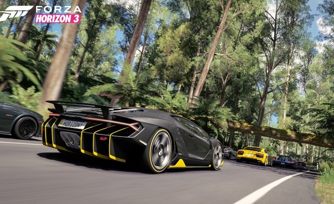 Lamborghini Centenario Jungle Road in Forza Horizon 3
