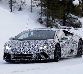Next Lamborghini Huracan Variant Spied Testing in the Snow