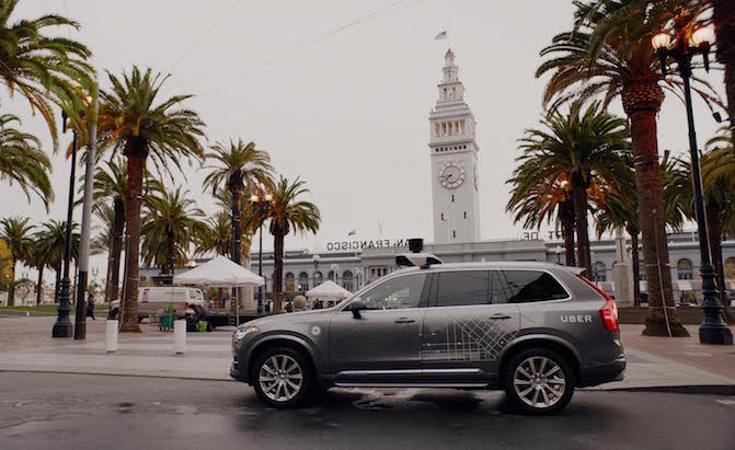 California is Trying to Shut Down Uber's Self-Driving Cars in San Francisco