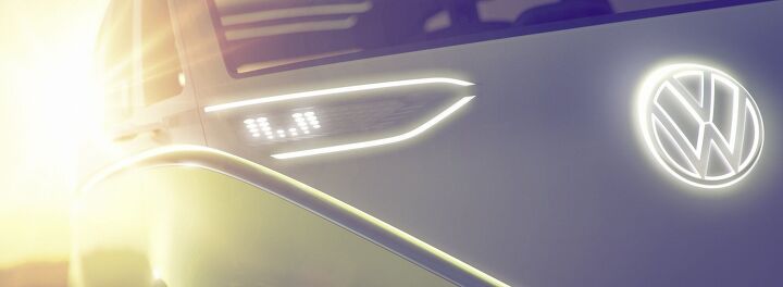 Volkswagen Teases Its New Electric Microbus Concept