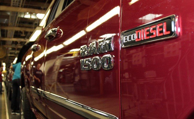 Ram 1500 EcoDiesel coming off the line at Warren Truck Assembly Plant