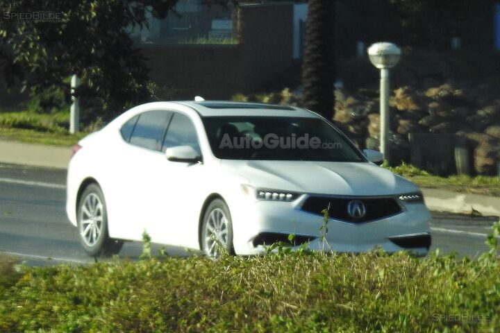 Redesigned 2018 Acura TLX Spied Fully Exposed