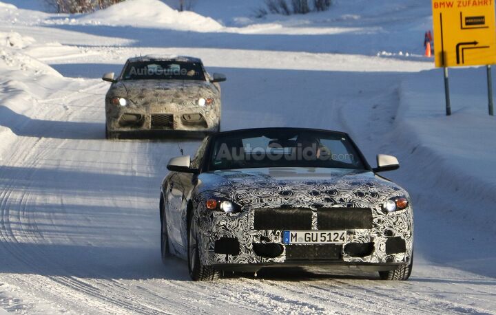 BMW Z5 and Toyota Supra Spied Frolicking in the Snow Together