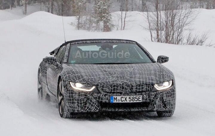 BMW I8 Spyder Spied Testing in the Frigid Cold