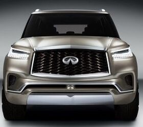 The INFINITI QX80 Monograph is a new design study exploring upscale luxury and signaling INFINITI's intention to further develop its standing in the large SUV segment. The QX80 Monograph combines luxury with a commanding presence, and demonstrates the high levels of space and utility for which the QX80 production car is renowned. It illustrates how the design of INFINITI's large SUV could evolve in future.