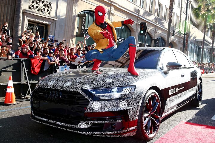 Audi A8 Shows Up at Spider-Man Premiere Appropriately Disguised