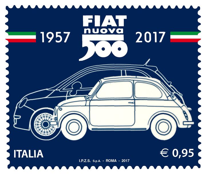 Fiat 500 Gets a Special Stamp For Its 60th Birthday