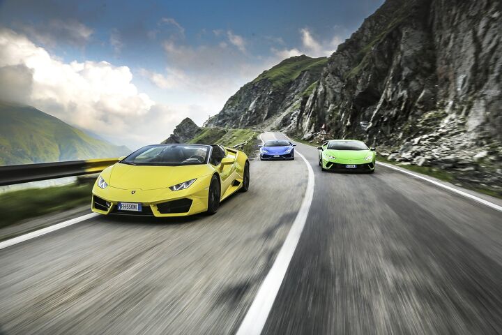 Lamborghini Took Three Huracans to the World's Best Driving Road