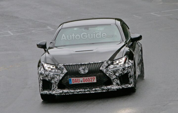 Lexus Spied Testing Hotter RC F Model on the Nurburgring