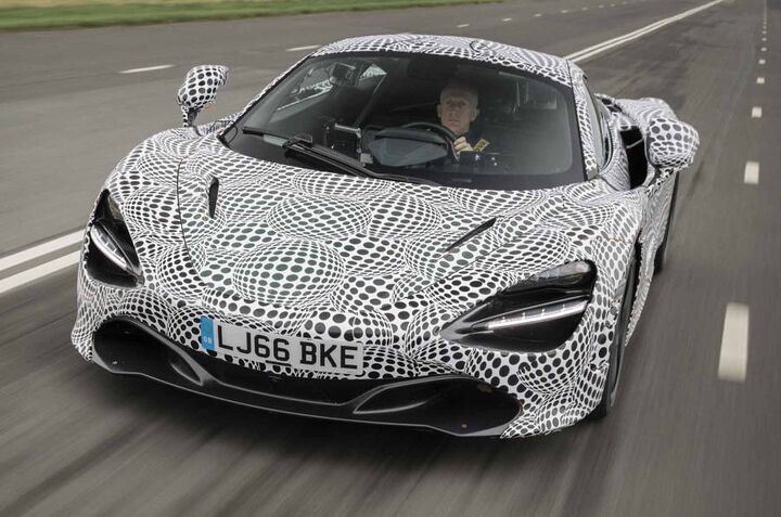 McLaren Shows Off Three Seat BP23 Hypercar Mule