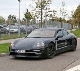 Porsche Mission E Electric Sedan Photographed for the First Time