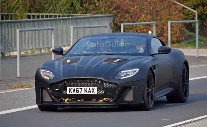 2019 Aston Martin Vanquish Photographed Getting Some 'Ring Time