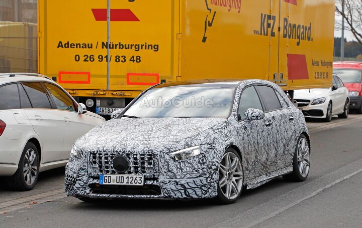 2019 Mercedes-AMG A45 Spied Looking Like a Proper Hot Hatch