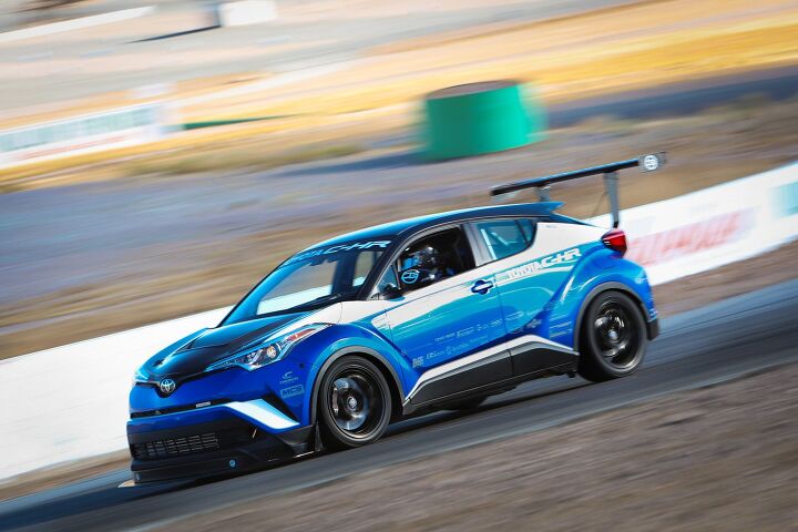 Toyota C-HR With Obnoxiously Huge Wing Has 600 HP