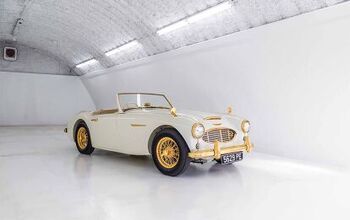 This Austin Healey Has 24K Gold Trim and a Real Ivory Steering Wheel