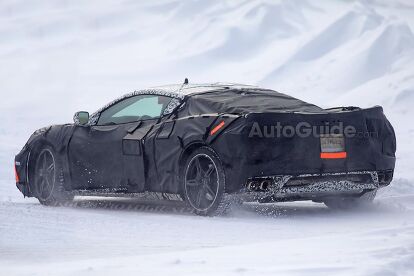 Corvette Mid Engine Rear View Spy Photos Show Best Look at Mid-Engine Corvette's Supercar Shape ...