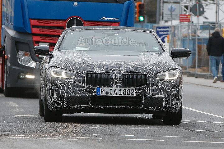 BMW 8 Series Convertible Drops a Bit of Camo for the Camera