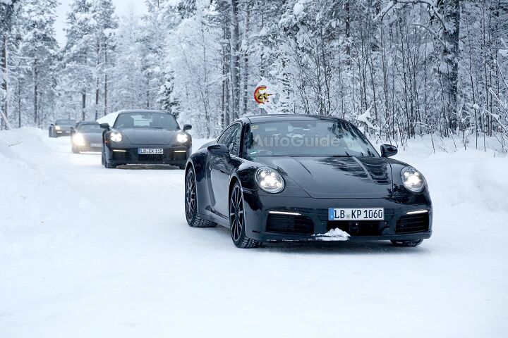 Next Porsche 911 Turbo Takes Shape While Tackling the Snow