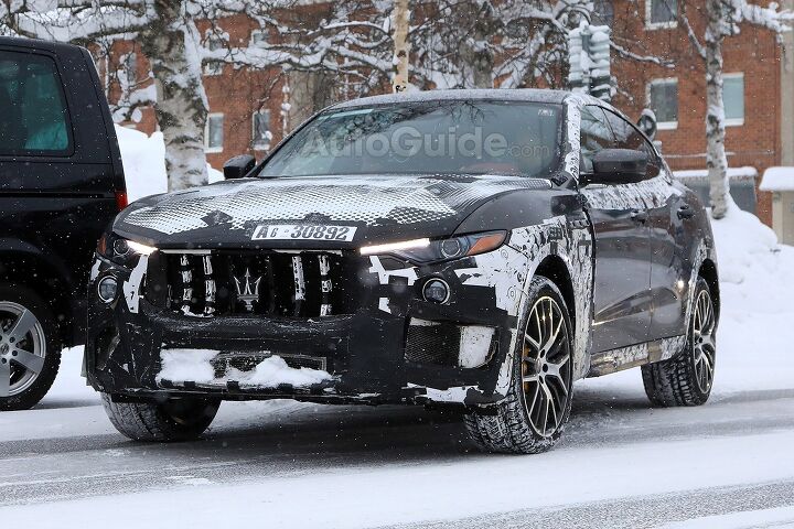 Maserati Levante GTS Spied Testing Its V8 Engine in the Cold