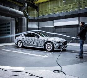Mercedes-AMG Teases Its Four-Door GT in the Wind Tunnel