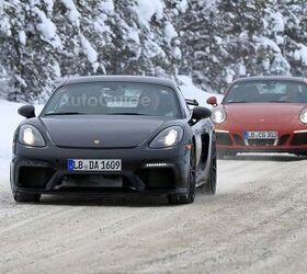 Porsche Cayman GT4 Prototype Resurfaces in the Snow