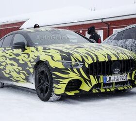 Mercedes Sticks Some Yellow Flames on AMG GT Four Door