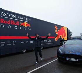Aston Martin DB11 Looks Even Better in Red Bull Test Scheme