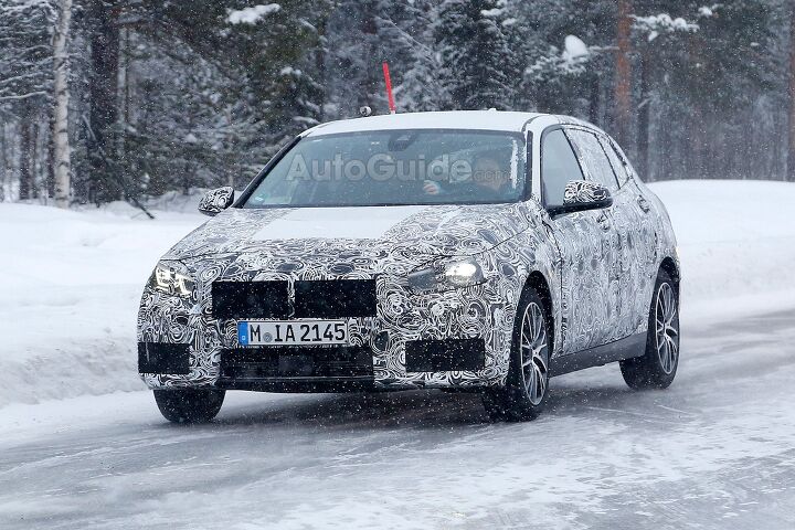 New BMW 1 Series Spied Wearing Various Production Pieces
