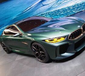 BMW Concept M8 Gran Coupe a Low and Mean, Greenish-Gray Flagship Machine