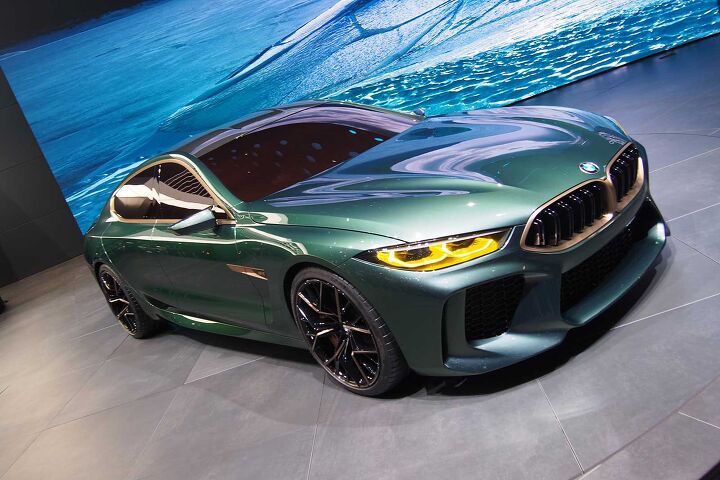 BMW Concept M8 Gran Coupe a Low and Mean, Greenish-Gray Flagship Machine
