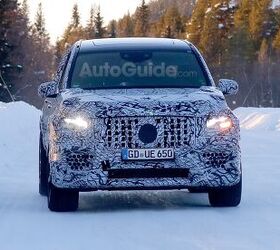 Heavily Camouflaged 2020 Mercedes-AMG GLS63 Spied Winter Testing