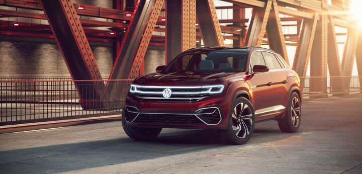 VW Atlas Cross Sport Concept is a Sleek Hybrid SUV With Seating for Five