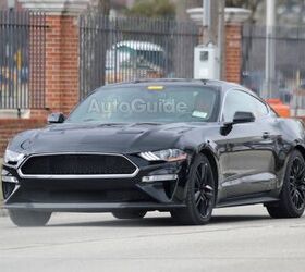 Ford Mustang Bullitt Spied in Shadow Black Finish