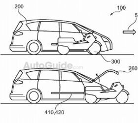 Ford Patents Car With Deployable Motorcycle