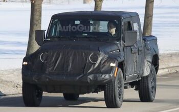 Jeep Scrambler Pickup Shows Its Tailgate in New Spy Photos