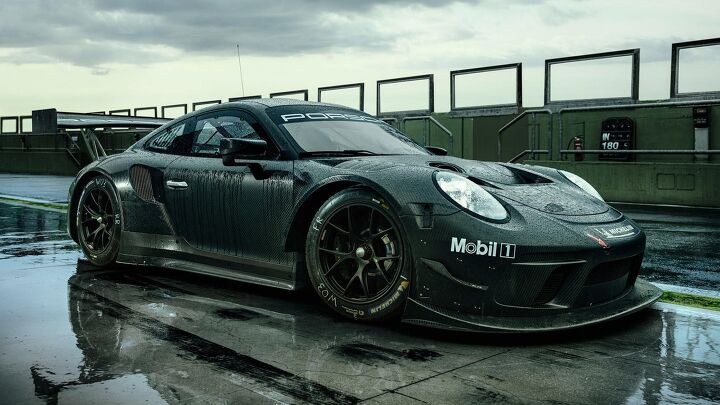 New Porsche 911 GT3 R Looks Bad Ass in Bare Carbon