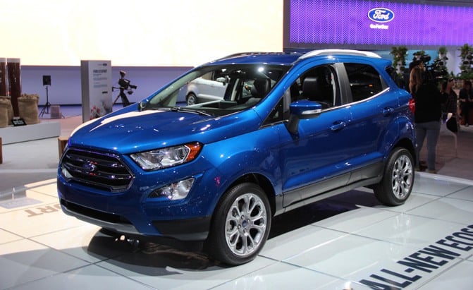 2018 Ford EcoSport Recalled for Incorrect Brake Fluid Cap
