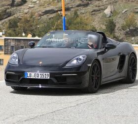 2019 Porsche 718 Boxster Spyder Spied With Its Top Down
