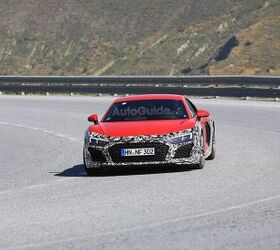 Audi R8 Spied Testing Its Facelift in Spain