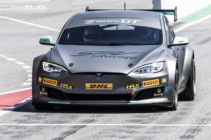 Tesla Model Rase Car 778 HP Tesla Model S Race Car is a True Track Ready EV | AutoGuide.com