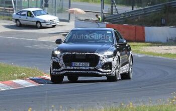 Audi RS Q8 Spied Rocking Roll Cage at the Ring