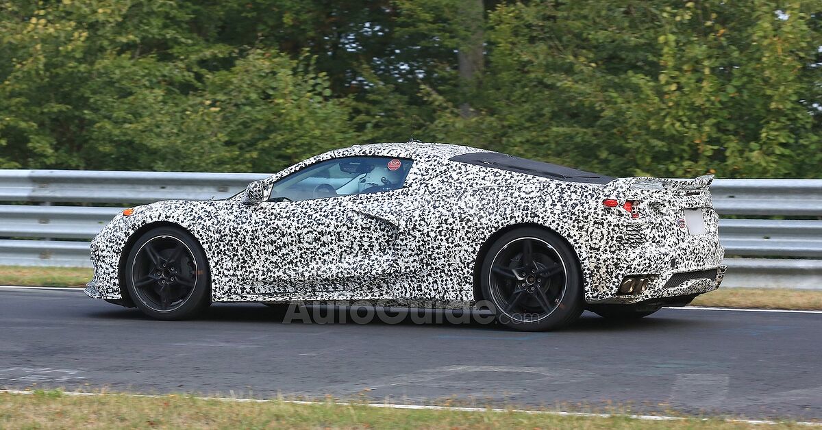 Corvette Mid Engine Rear View Mid Engine Corvette Secrets Revealed in New Spy Shots | AutoGuide.com
