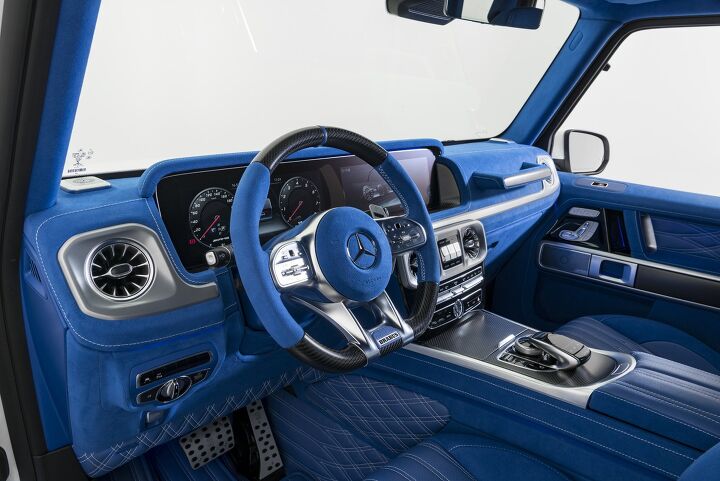 There is Nothing More Blue Than This G63 AMG Interior