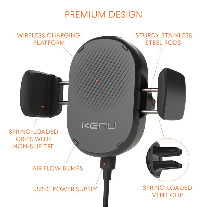 why airframe r wireless from kenu might just be the best wireless car charger