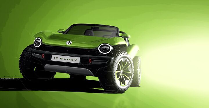 VW Debuts Off-Roady 200-HP Electric Dune Buggy Concept